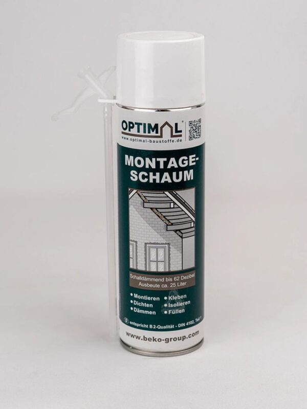 4 Montageschaum 500 ml - OPTIMAL - 12er Pack